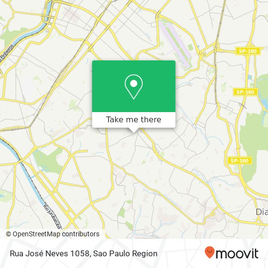 Rua José Neves 1058 map