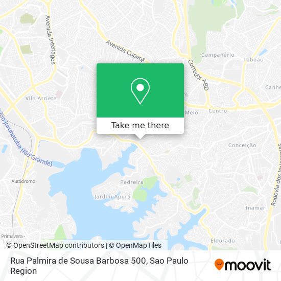 Mapa Rua Palmira de Sousa Barbosa 500
