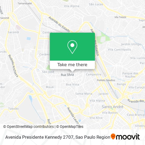 Mapa Avenida Presidente Kennedy 2707