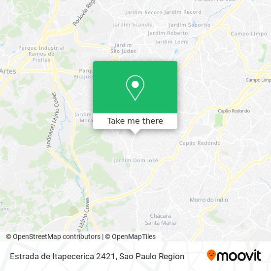 Estrada de Itapecerica 2421 map