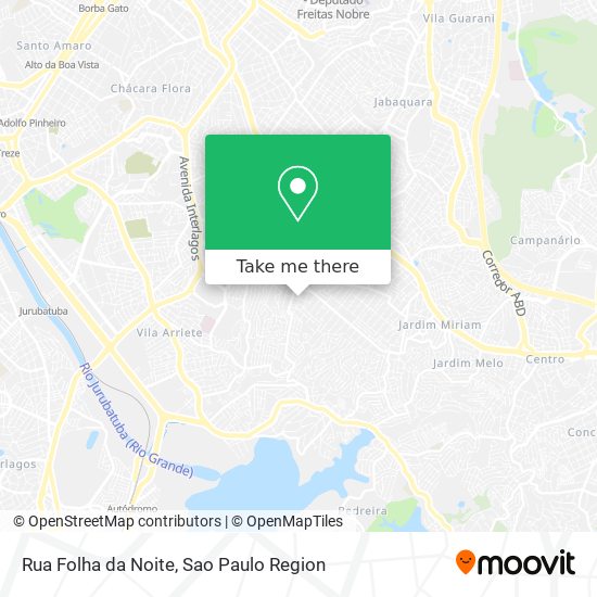 Rua Folha da Noite map