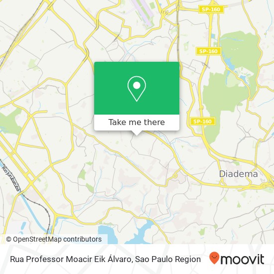 Rua Professor Moacir Eik Álvaro map