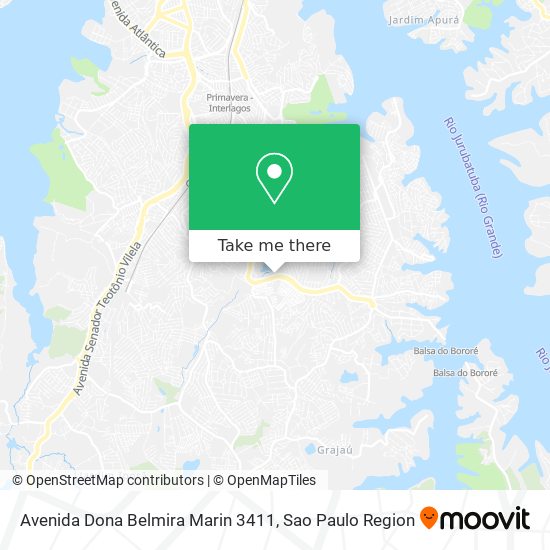 Avenida Dona Belmira Marin 3411 map
