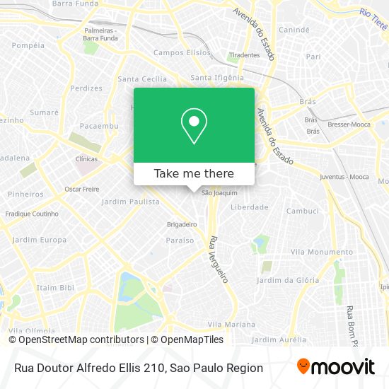 Mapa Rua Doutor Alfredo Ellis 210