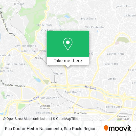 Rua Doutor Heitor Nascimento map