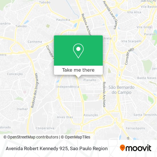 Mapa Avenida Robert Kennedy 925