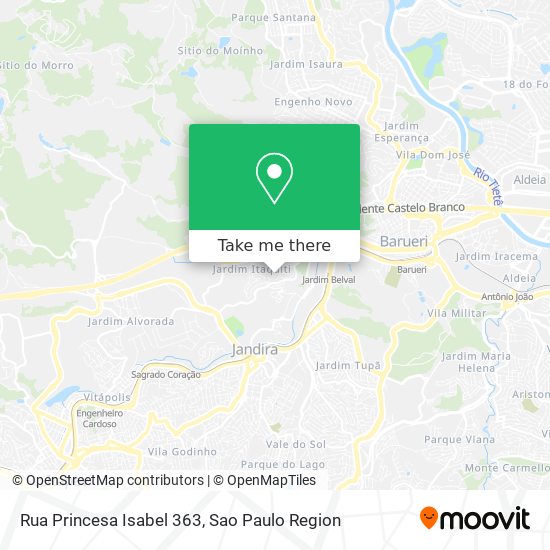 Rua Princesa Isabel 363 map
