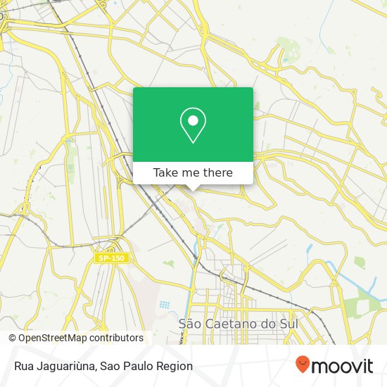 Rua Jaguariùna map