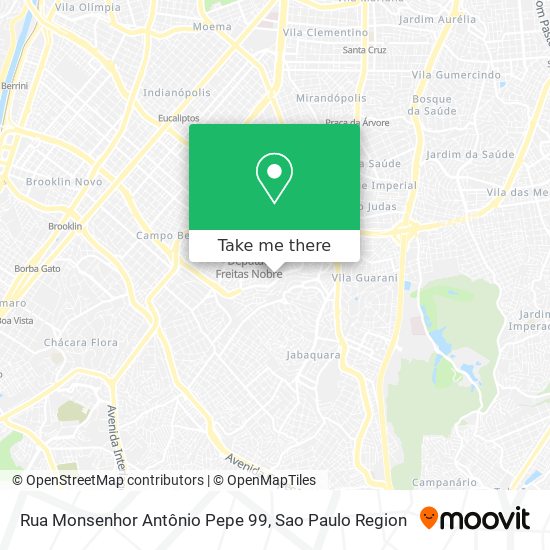 Mapa Rua Monsenhor Antônio Pepe 99