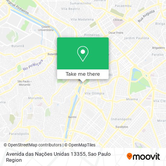 Avenida das Nações Unidas 13355 map