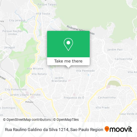 Rua Raulino Galdino da Silva 1214 map