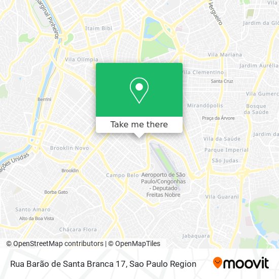 Mapa Rua Barão de Santa Branca 17