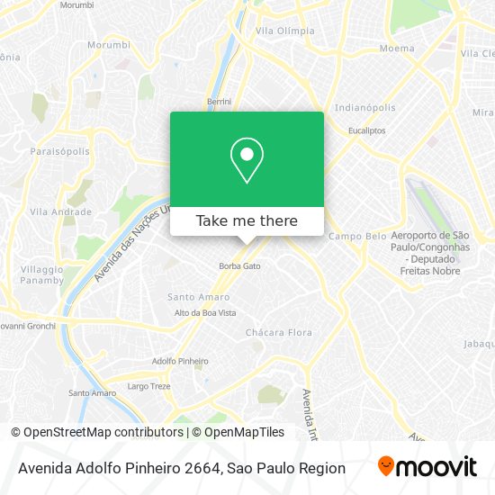 Avenida Adolfo Pinheiro 2664 map