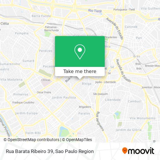 Rua Barata Ribeiro 39 map