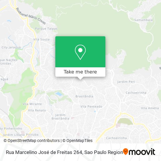 Rua Marcelino José de Freitas 264 map