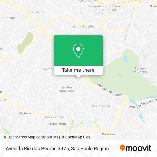 Mapa Avenida Rio das Pedras 3975