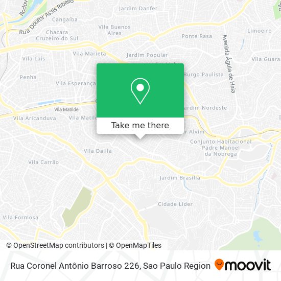 Rua Coronel Antônio Barroso 226 map