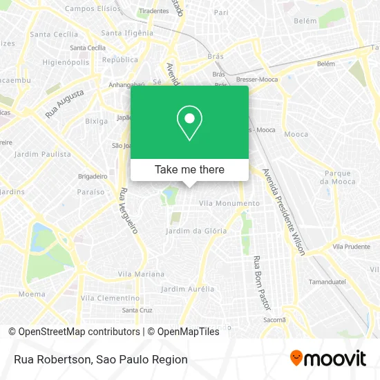 Rua Robertson map