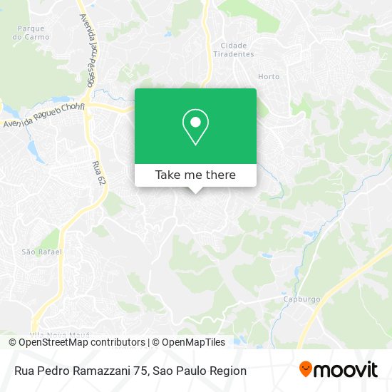 Mapa Rua Pedro Ramazzani 75