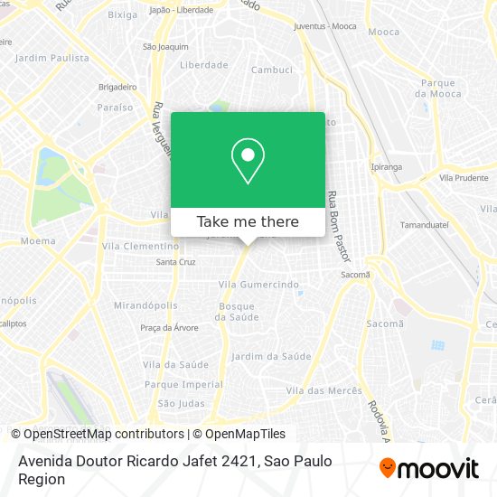 Avenida Doutor Ricardo Jafet 2421 map