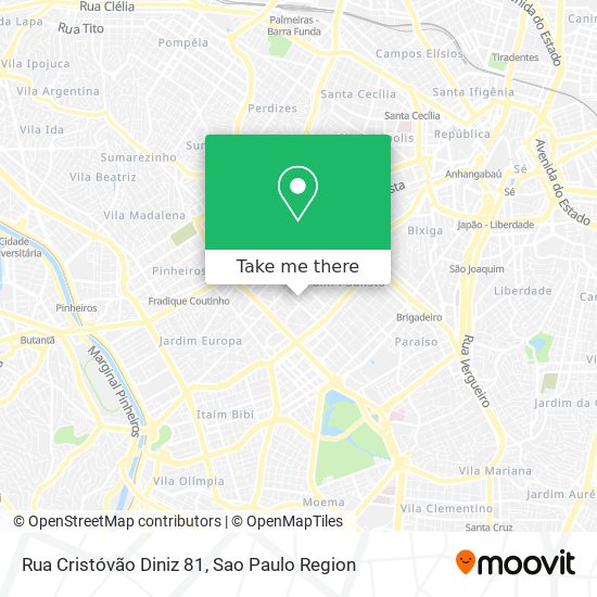 Rua Cristóvão Diniz 81 map