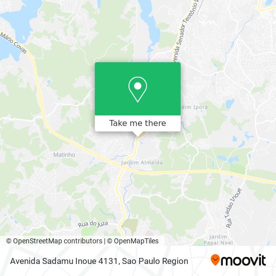 Avenida Sadamu Inoue 4131 map