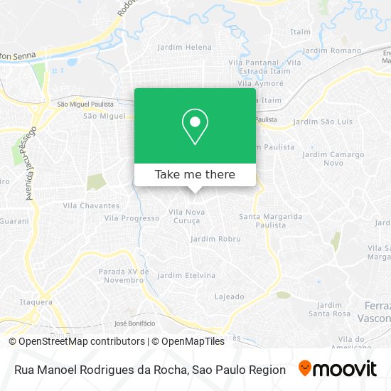 Mapa Rua Manoel Rodrigues da Rocha