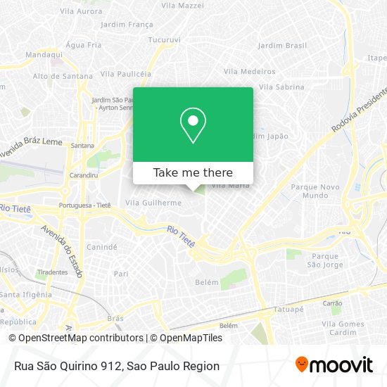 Rua São Quirino 912 map