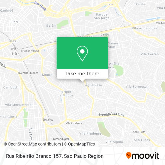 Rua Ribeirão Branco 157 map