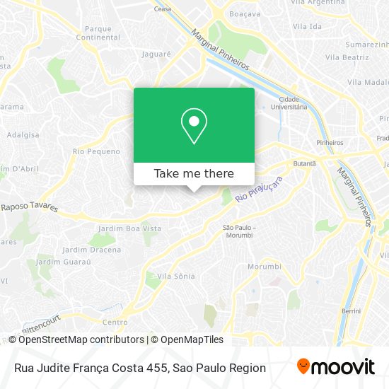 Rua Judite França Costa 455 map