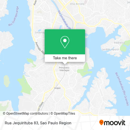 Rua Jequirituba 83 map