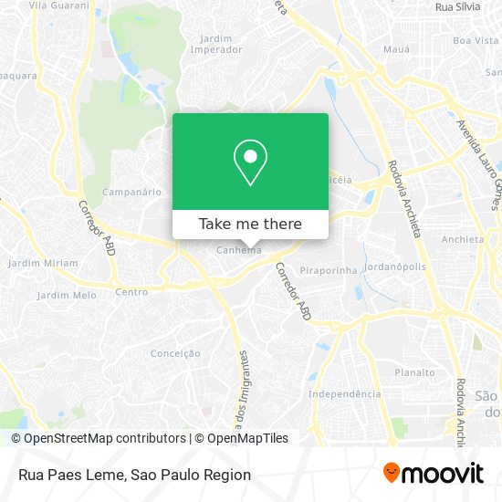 Rua Paes Leme map