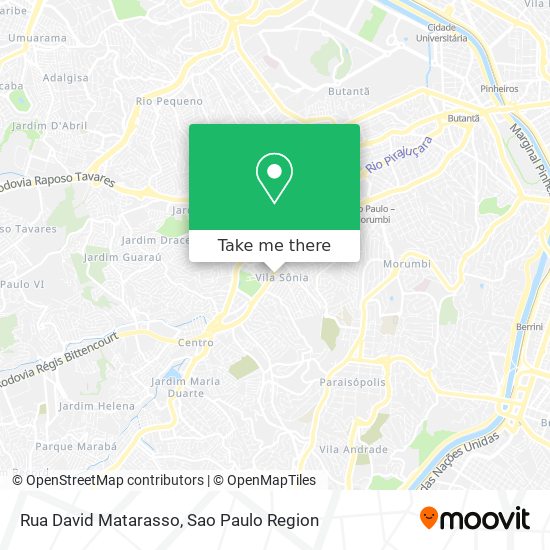 Rua David Matarasso map