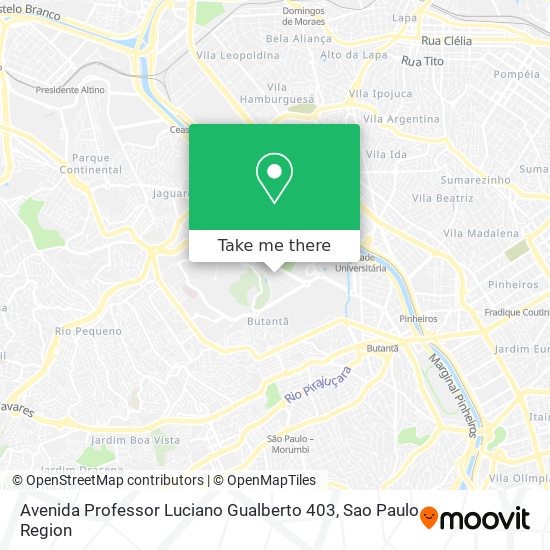 Avenida Professor Luciano Gualberto 403 map