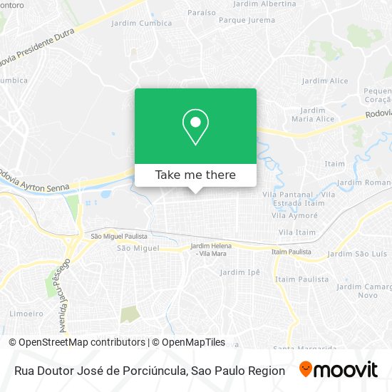 Rua Doutor José de Porciúncula map
