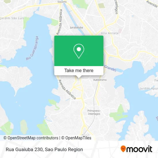 Rua Guaiuba 230 map