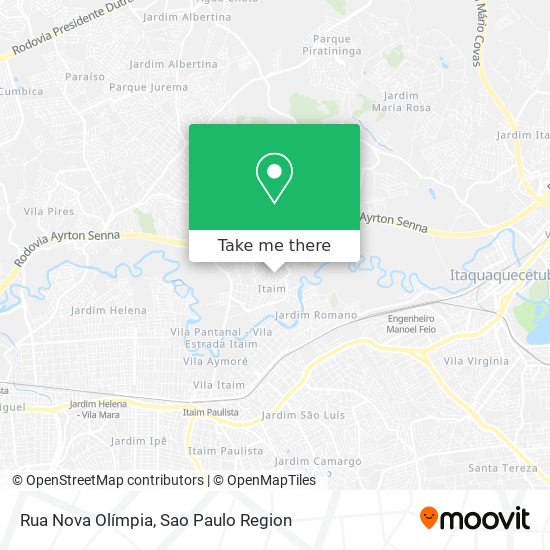 Rua Nova Olímpia map