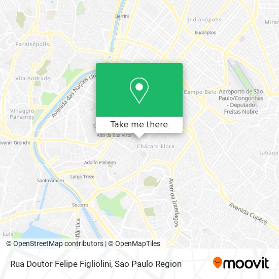 Rua Doutor Felipe Figliolini map