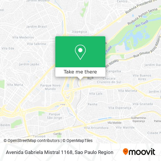 Avenida Gabriela Mistral 1168 map