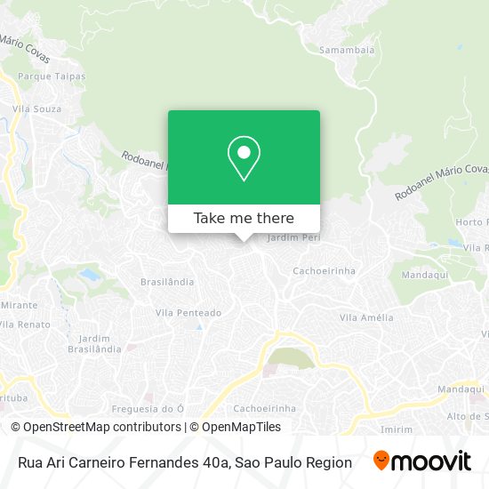 Rua Ari Carneiro Fernandes 40a map