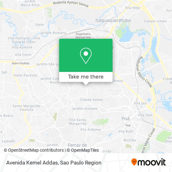 Mapa Avenida Kemel Addas