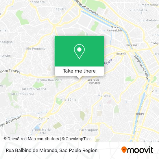 Rua Balbino de Miranda map