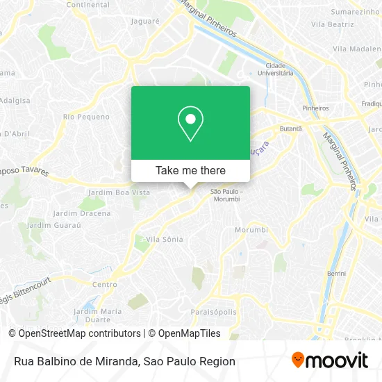 Rua Balbino de Miranda map