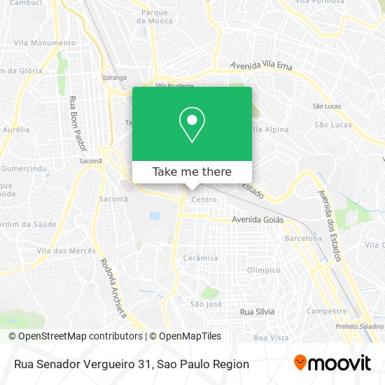 Rua Senador Vergueiro 31 map