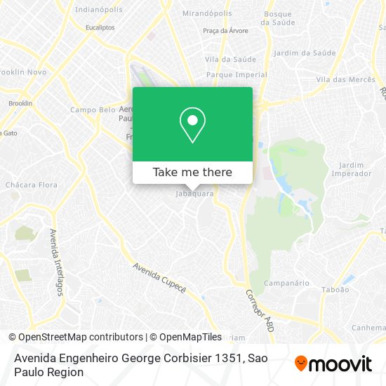 Avenida Engenheiro George Corbisier 1351 map