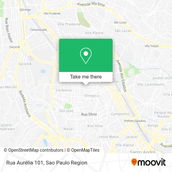 Rua Aurélia 101 map