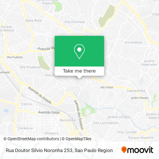 Mapa Rua Doutor Silvio Noronha 253
