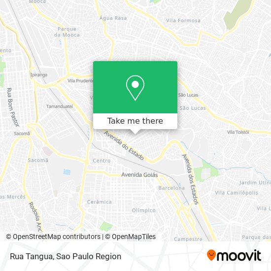 Rua Tangua map