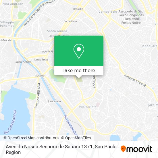 Avenida Nossa Senhora de Sabará 1371 map