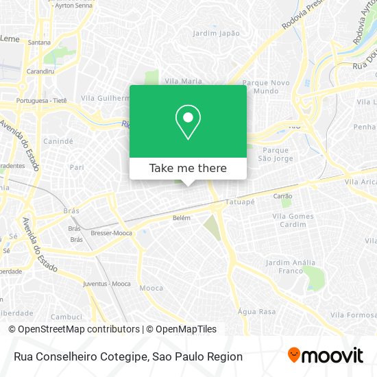Rua Conselheiro Cotegipe map